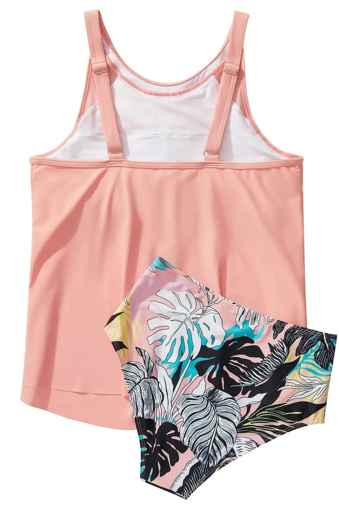 Ruffle Cover Tankini Swimsuit - Image 13