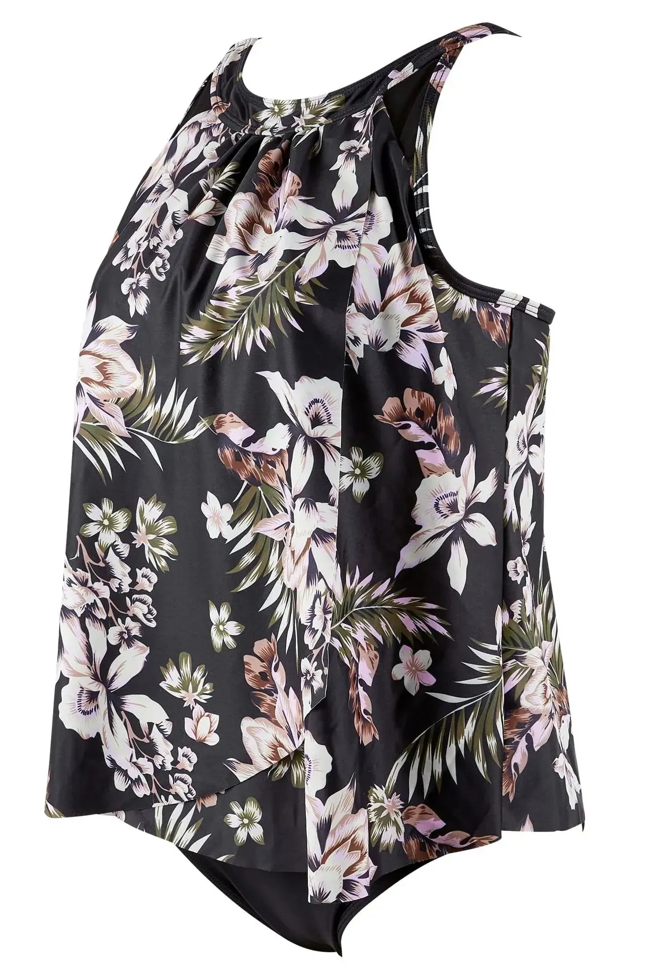 Ruffle Cover Tankini Swimsuit - Image 17