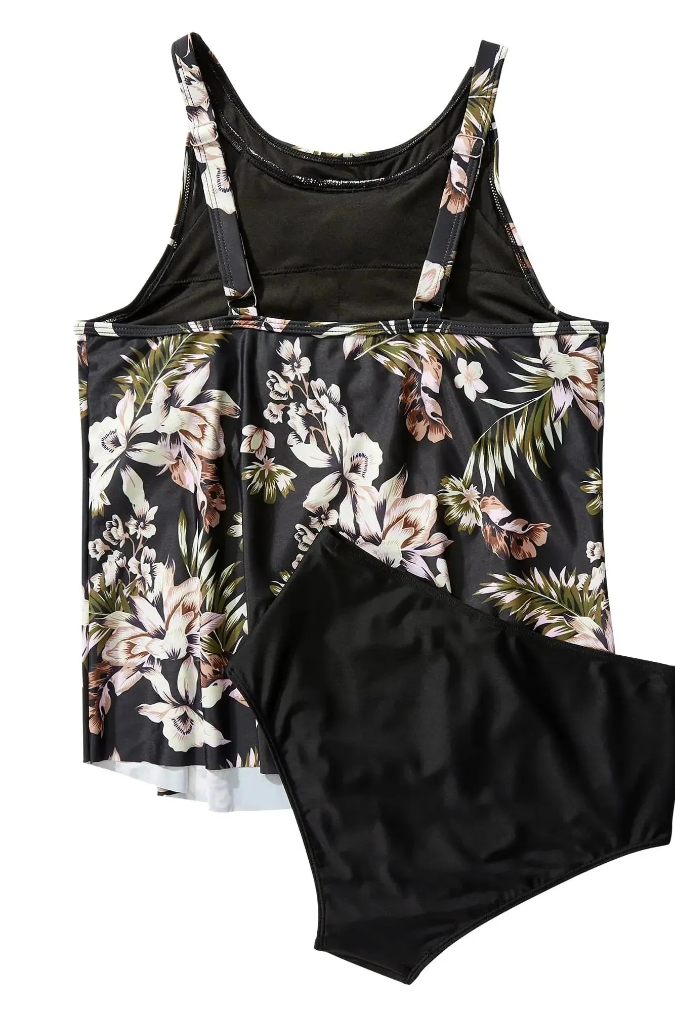 Ruffle Cover Tankini Swimsuit - Image 19