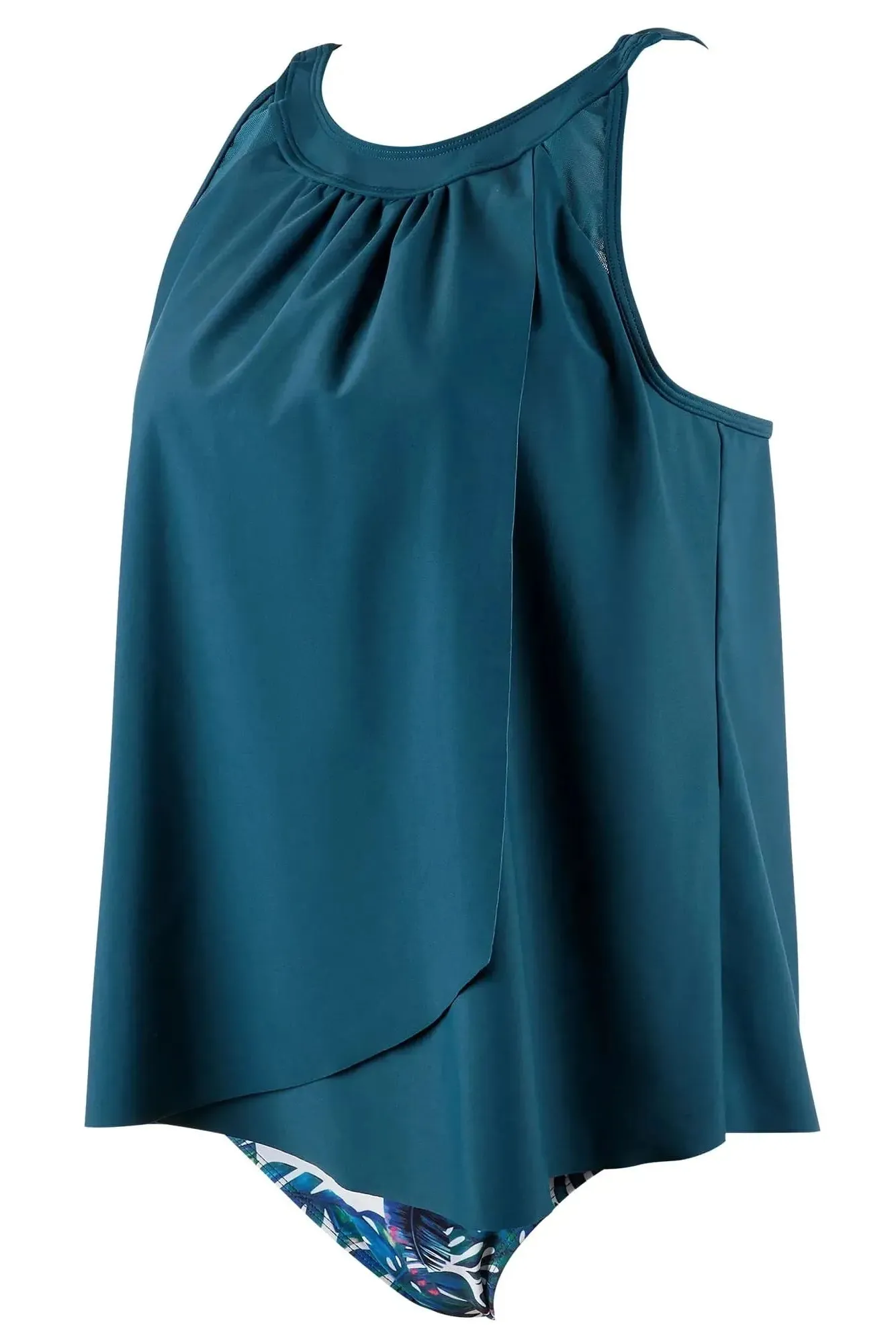 Ruffle Cover Tankini Swimsuit - Image 24