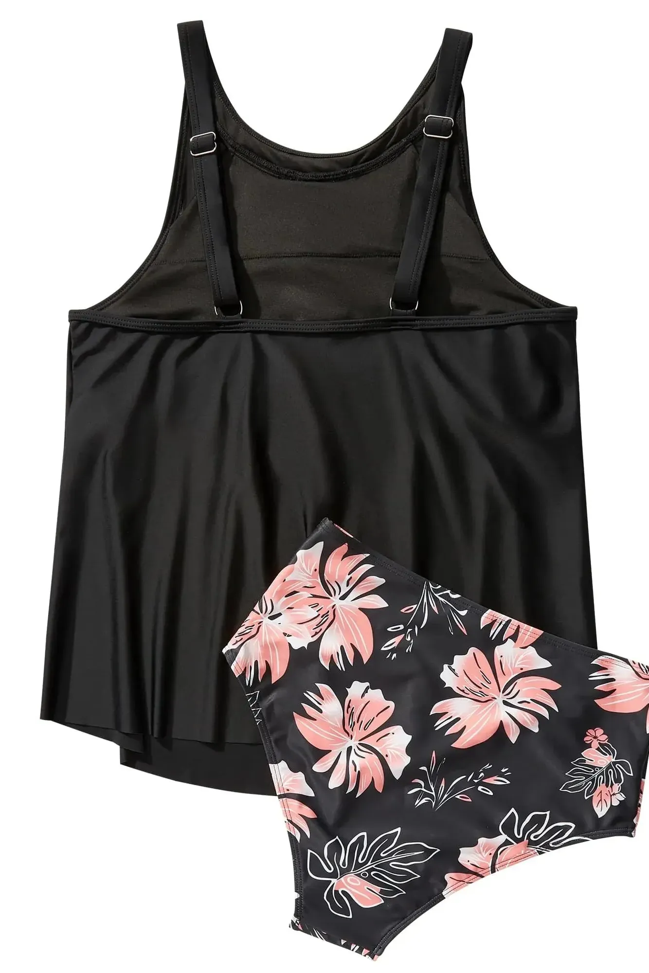 Ruffle Cover Tankini Swimsuit - Image 3