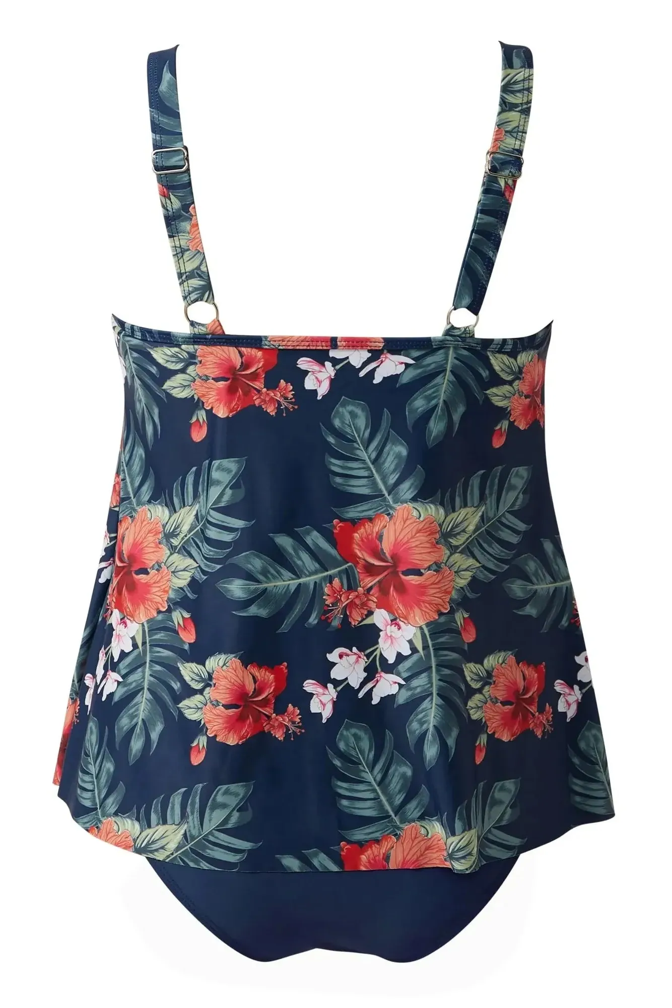 Ruffle Cover Tankini Swimsuit - Image 57