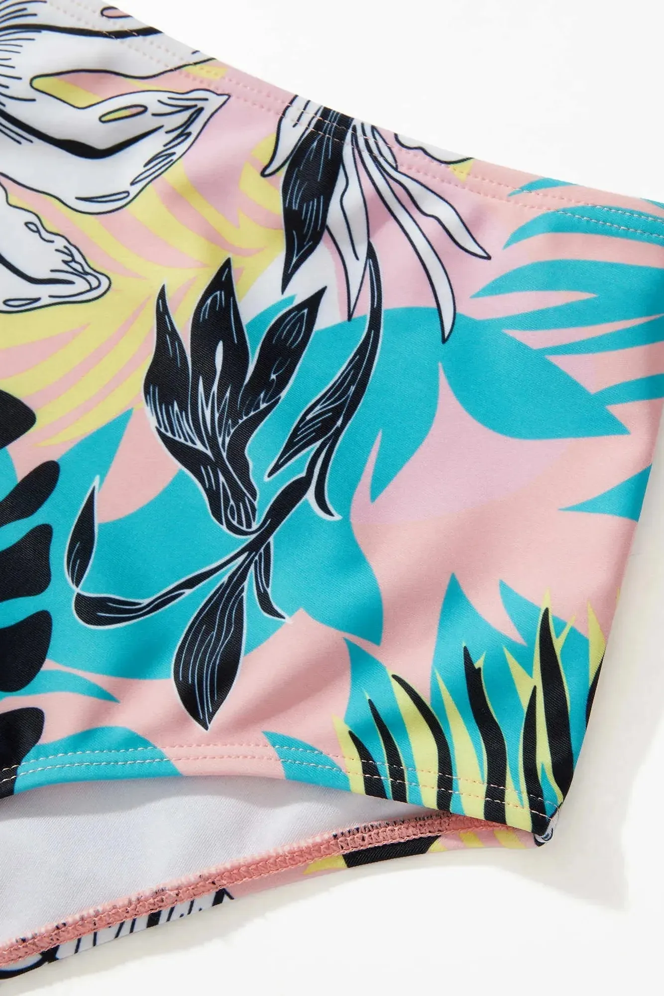 Ruffle Cover Tankini Swimsuit - Image 9