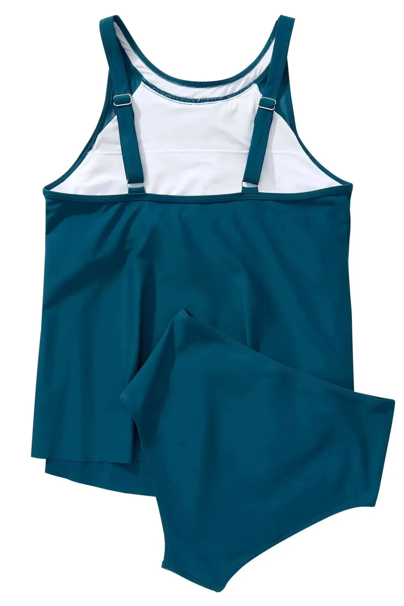 Ruffle Cover Tankini Swimsuit - Image 95