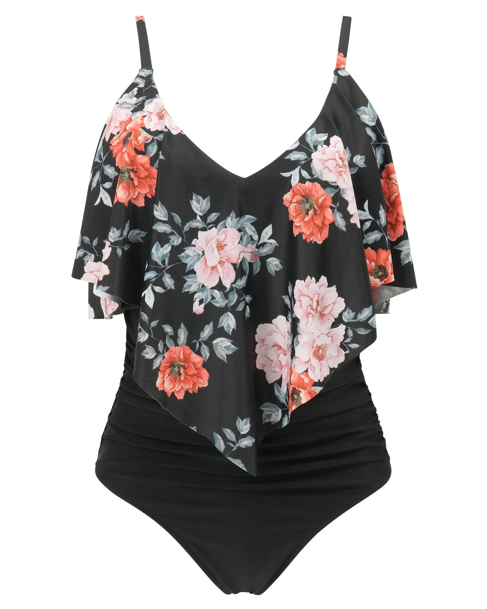 Ruffle One-Piece Ruched Swimsuits - Image 14