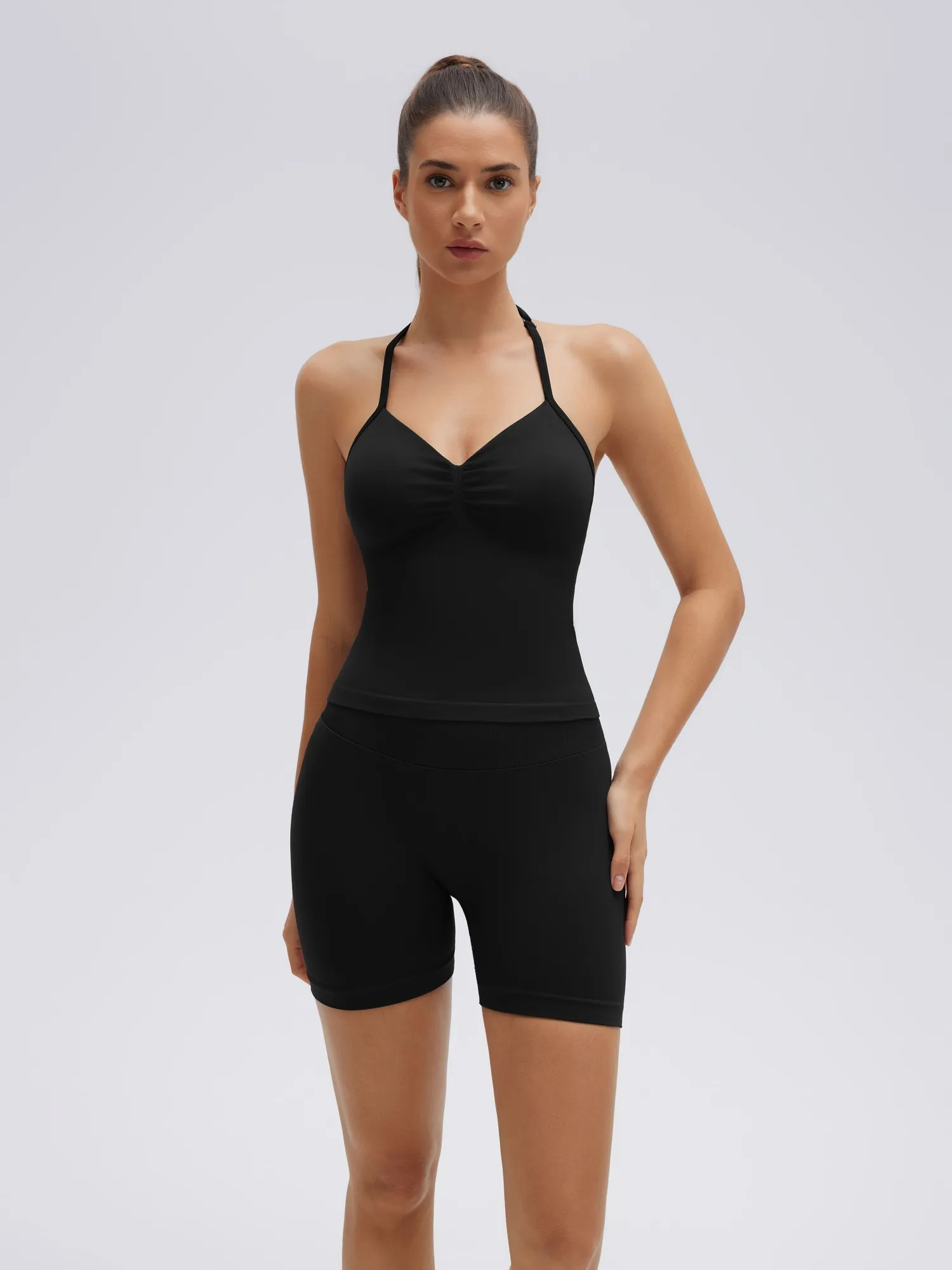 Strappy Halterneck V Neckline  Halter Top - Image 7
