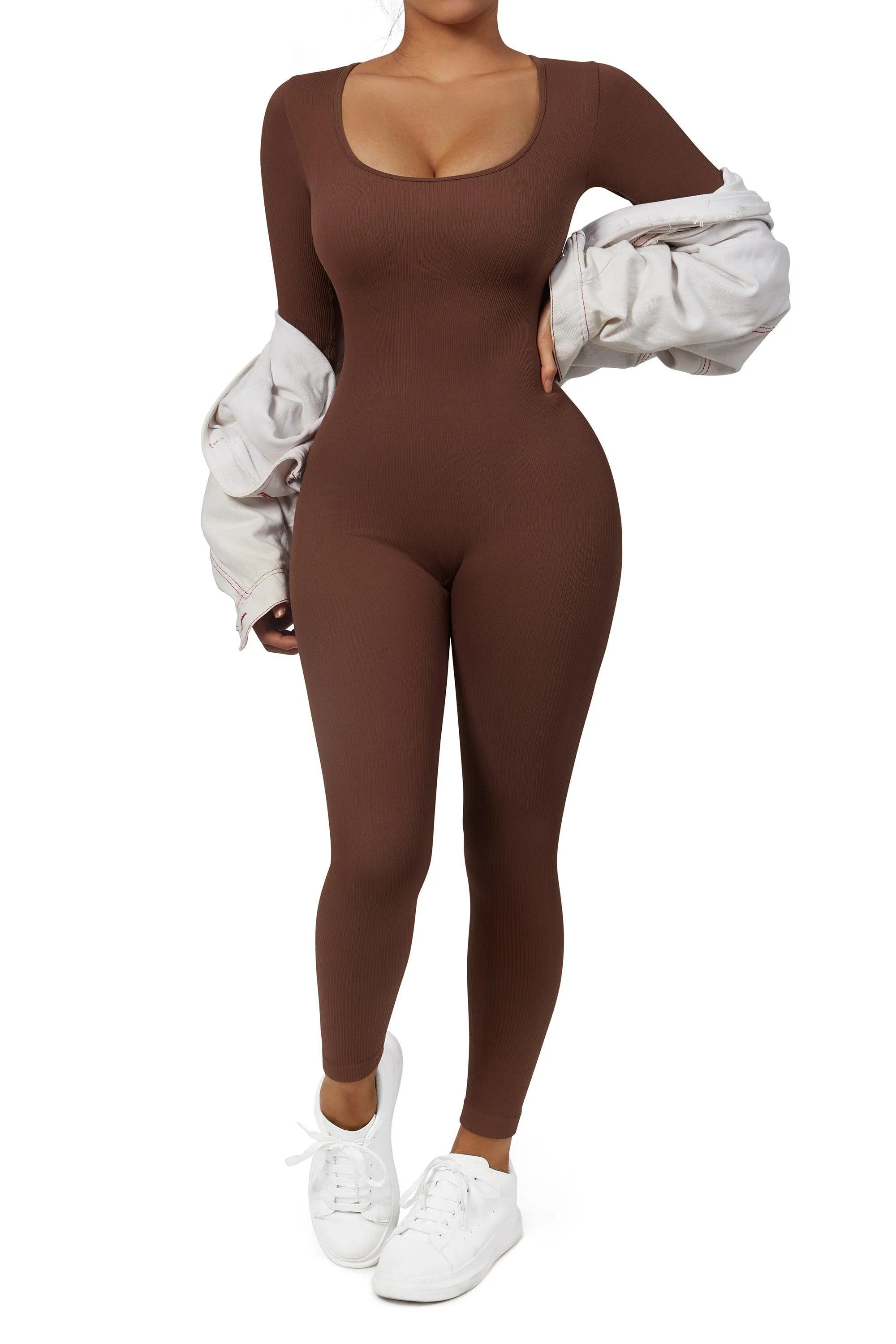 Ribbed One-Piece Jumpsuit - Image 12