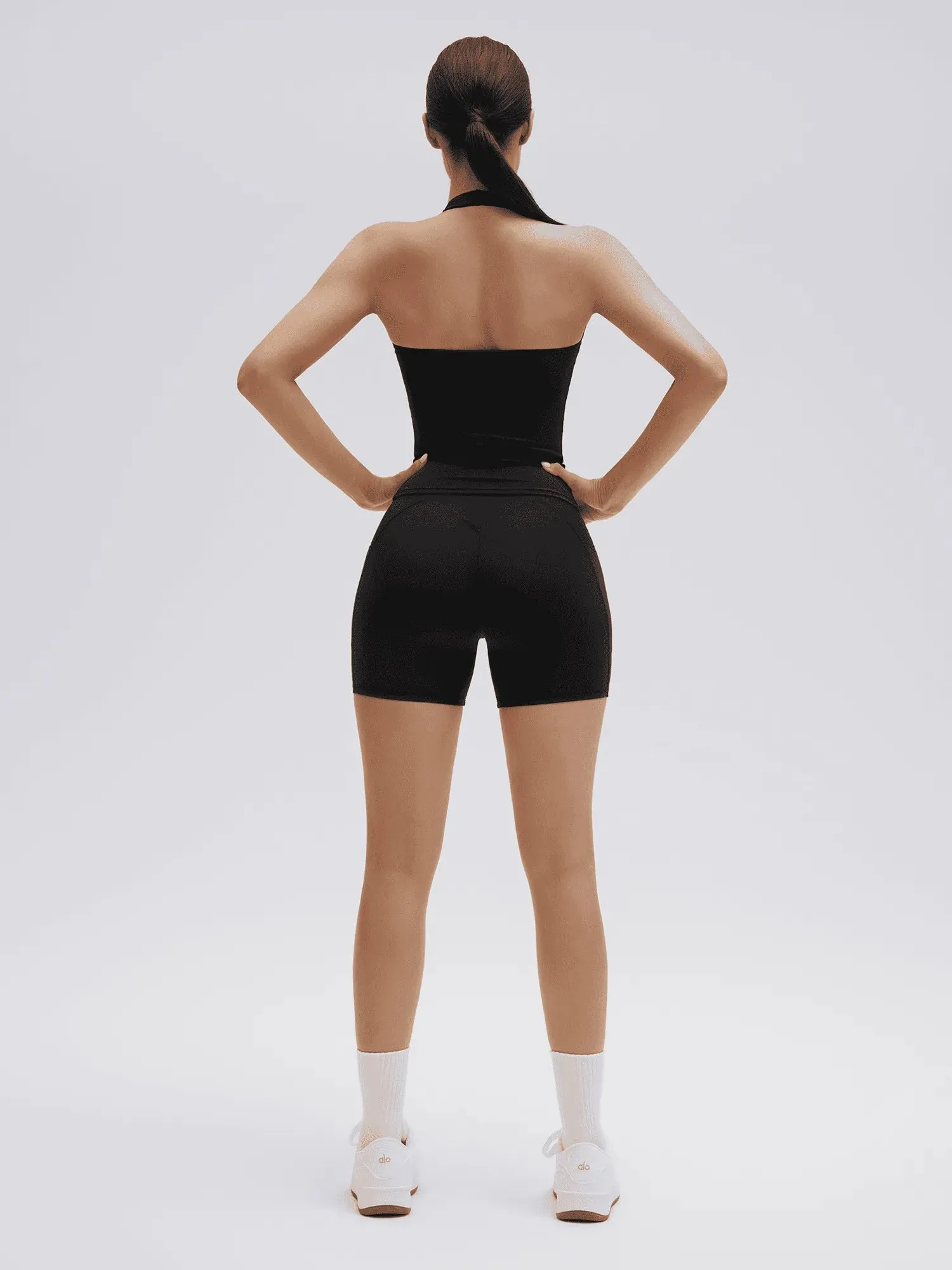 Halter Neck High Waisted 2 Piece Workout Sets - Image 16