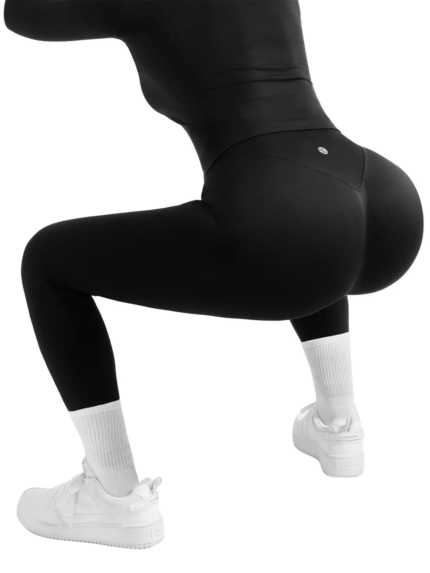 Scoop neck Seamless Leggings 2 Piece Workout Sets - Image 36