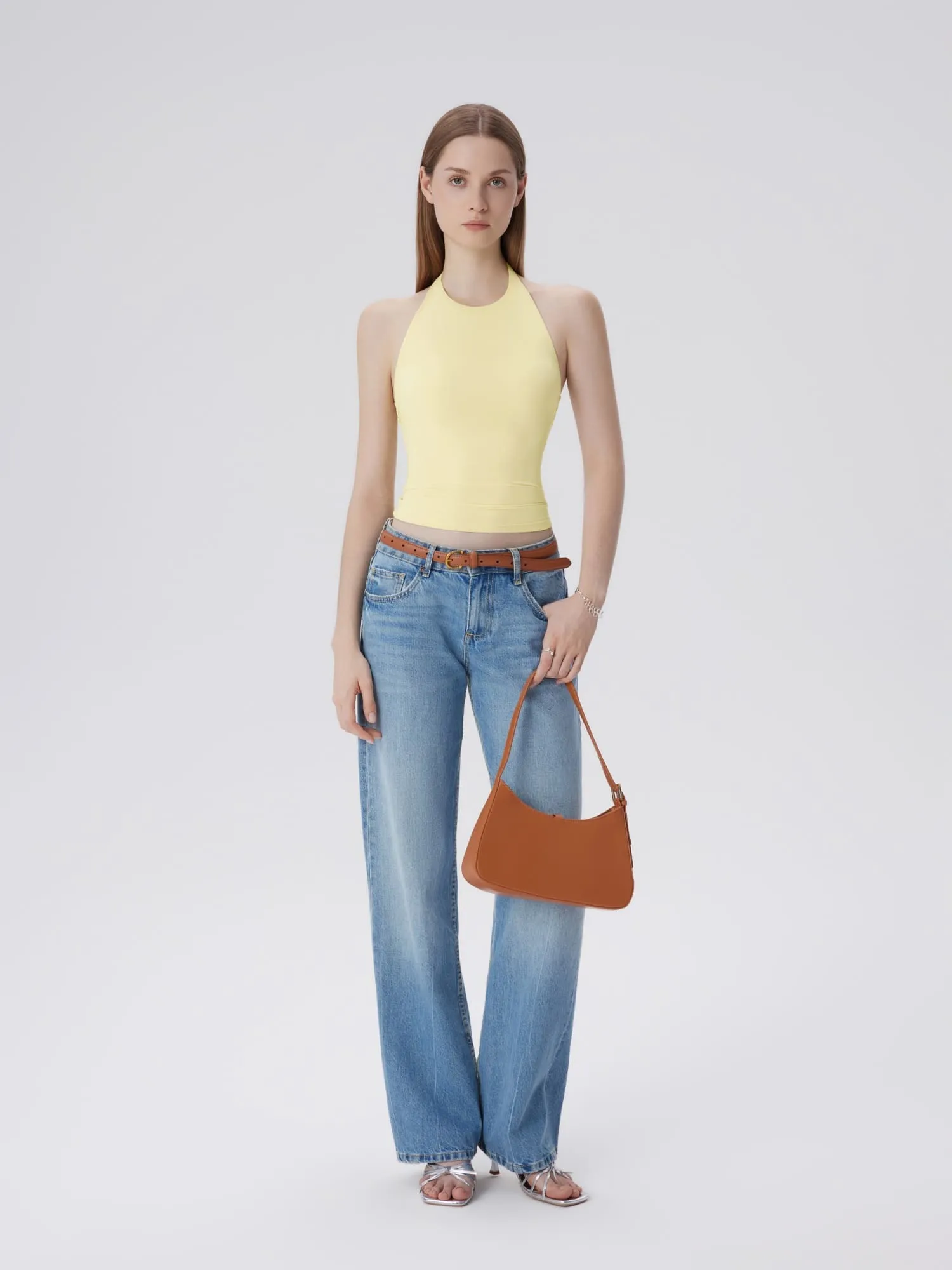 Padded Backless Halter Tank Tops - Image 18