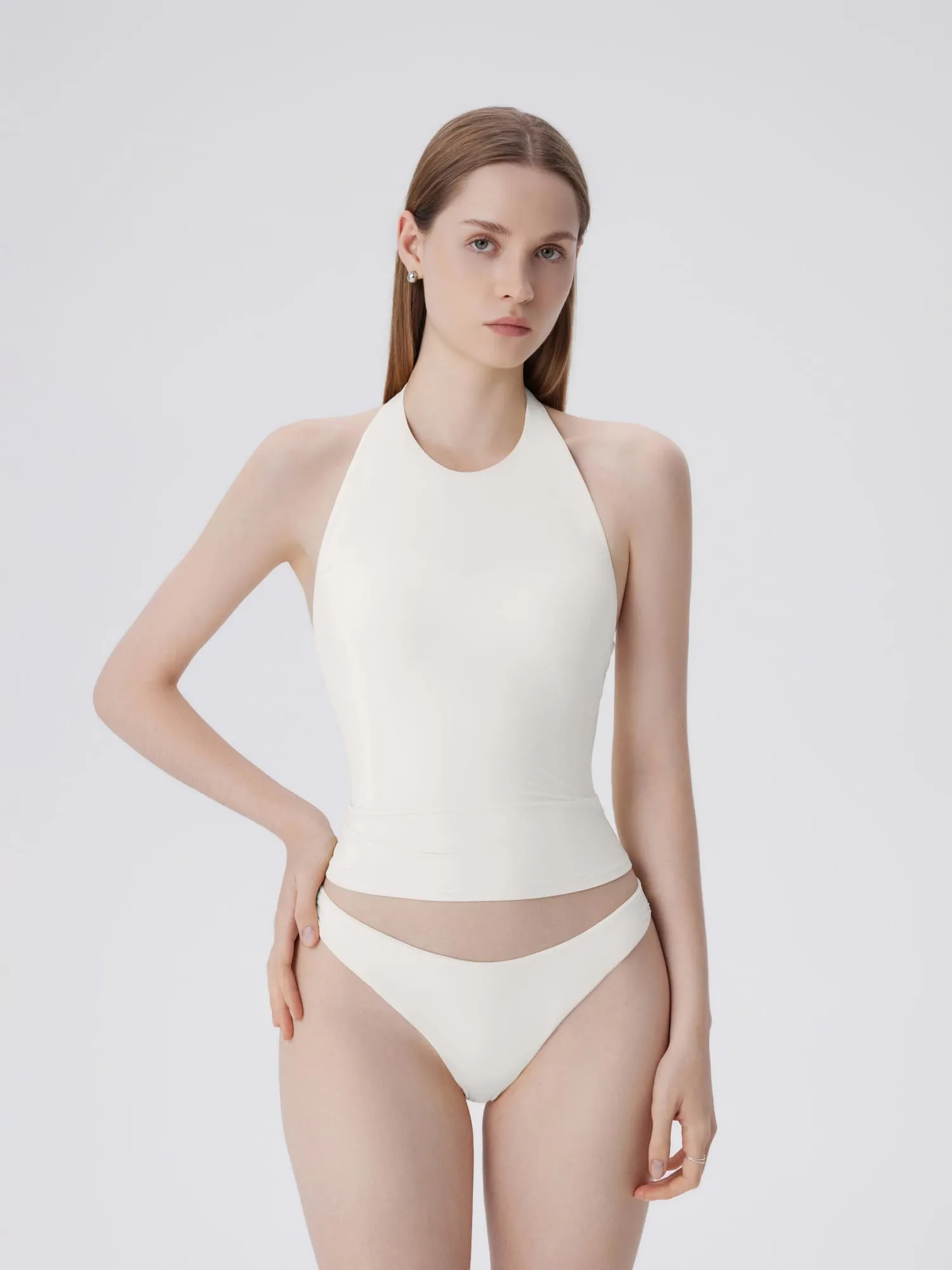 Padded Backless Halter Tank Tops - Image 25