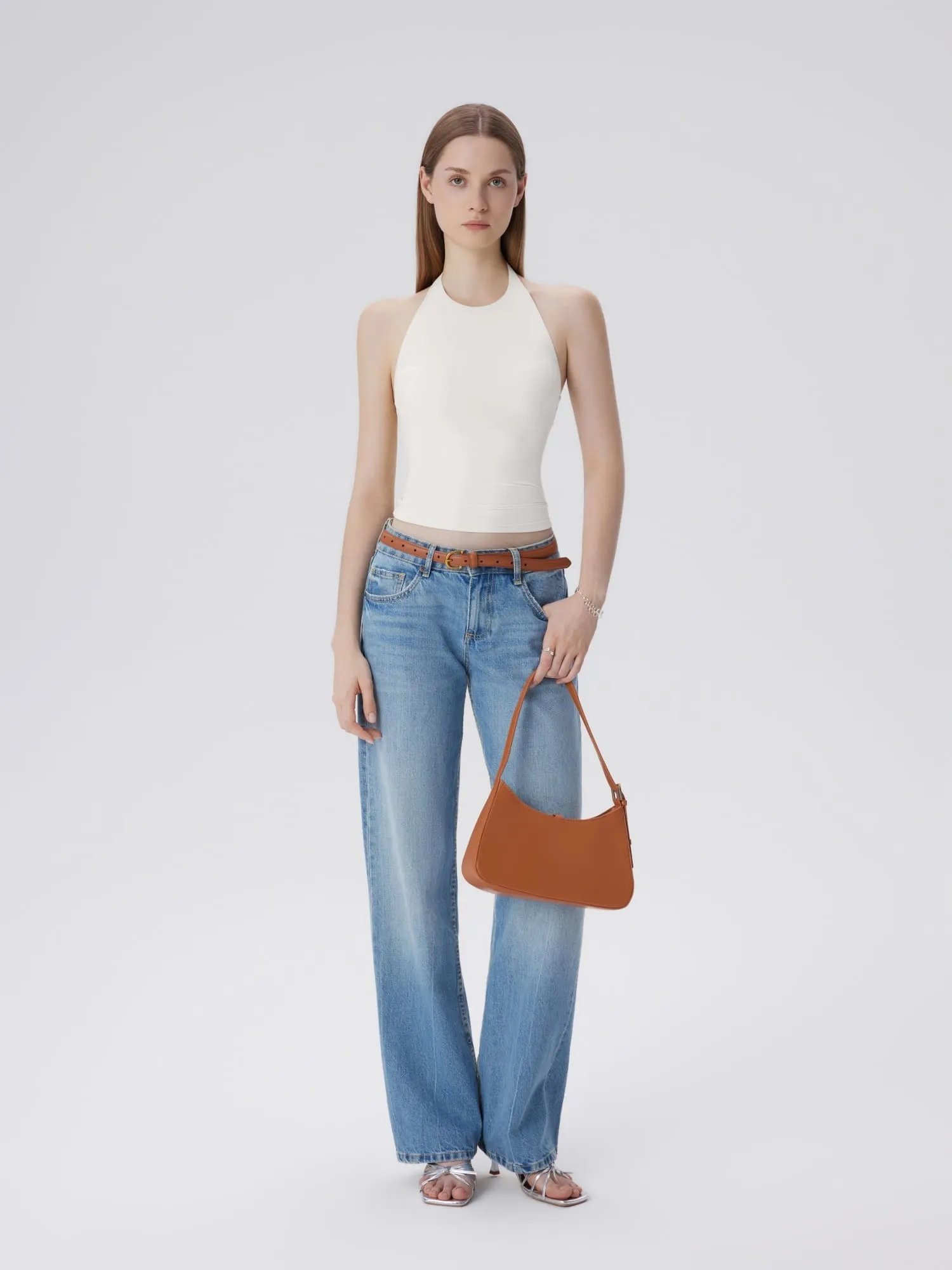 Padded Backless Halter Tank Tops - Image 30