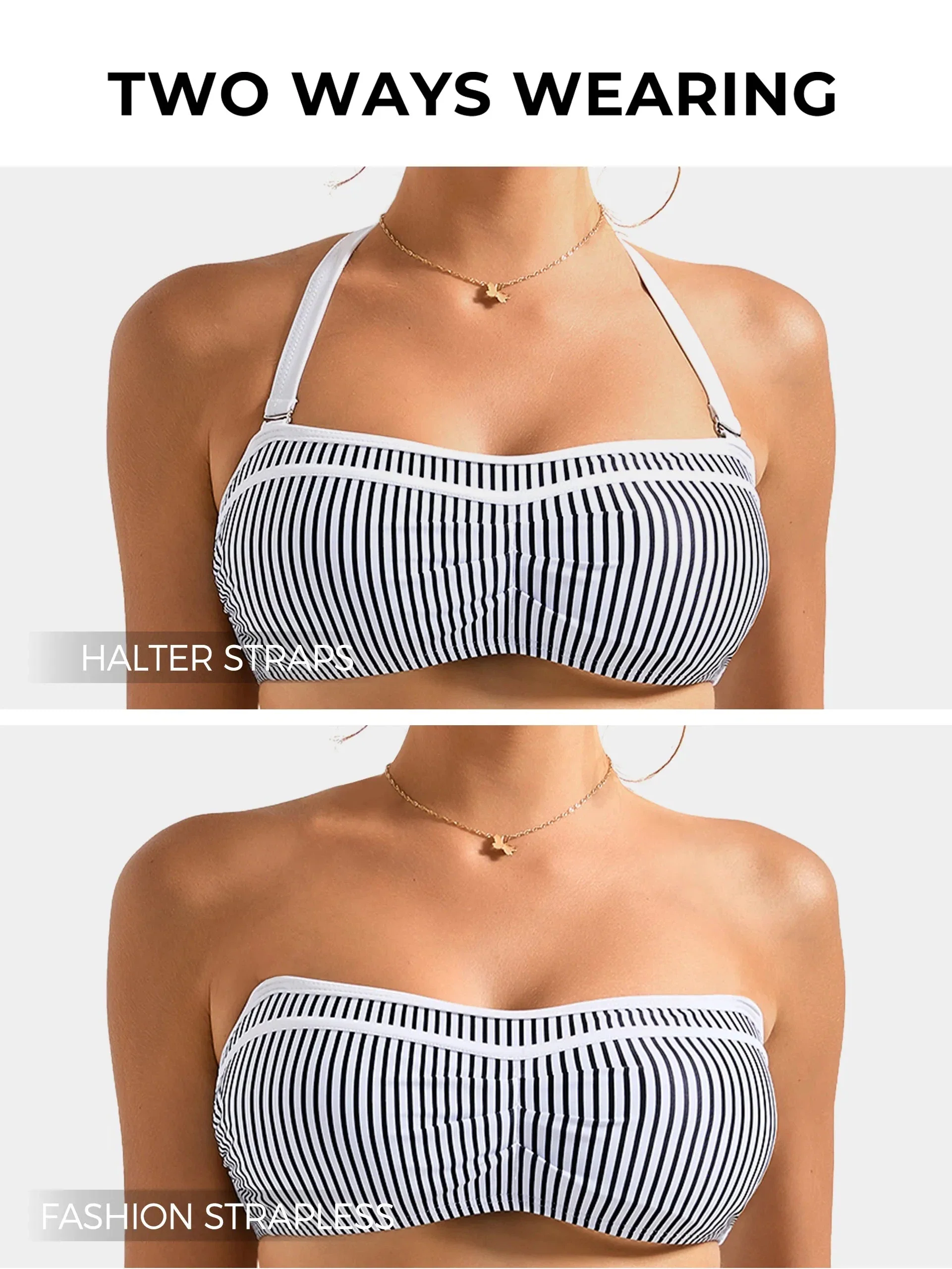 Sculpt Bandeau Bikini Set - Image 14