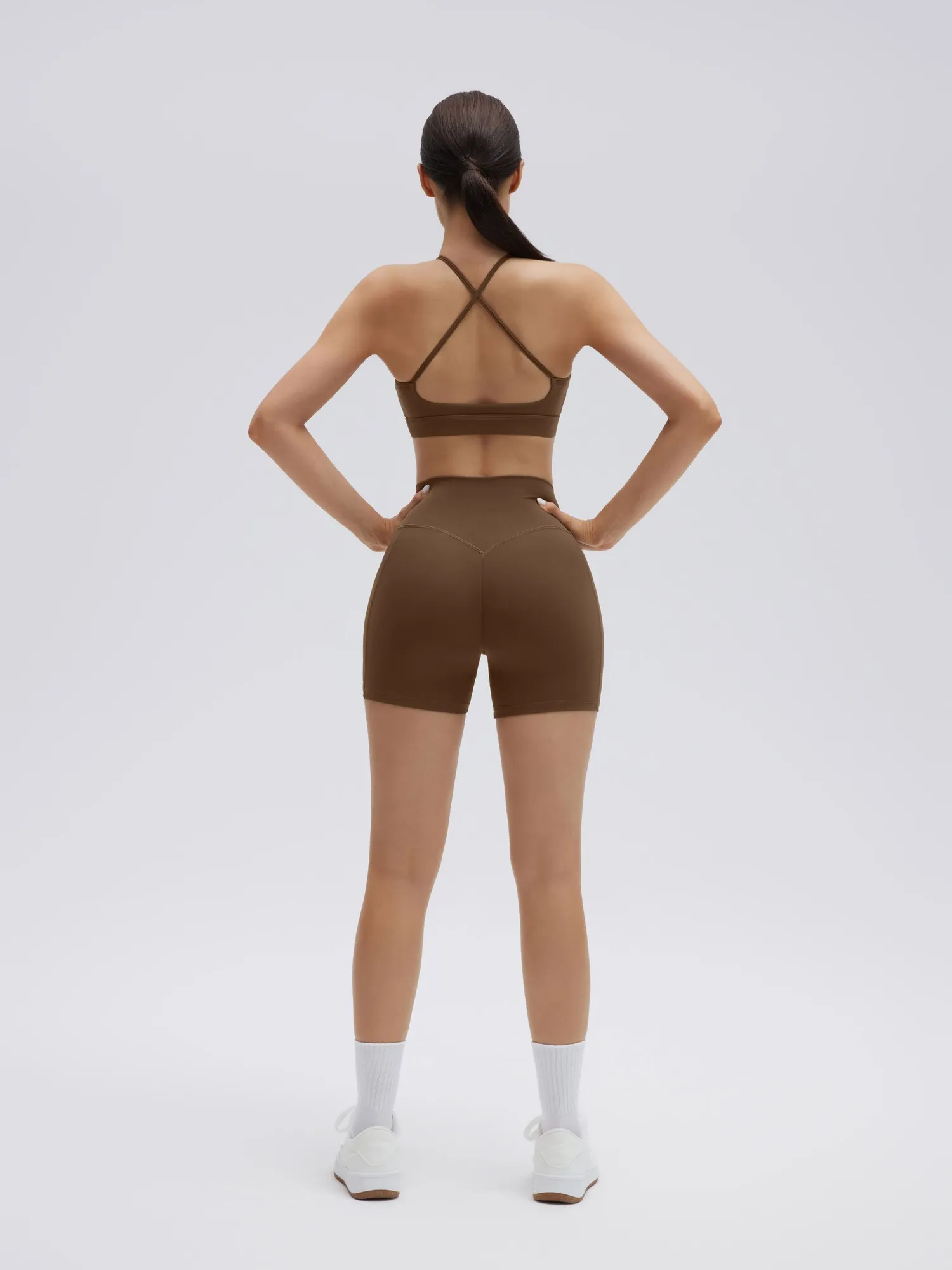 Cross Strap Back Workout Set - Image 21