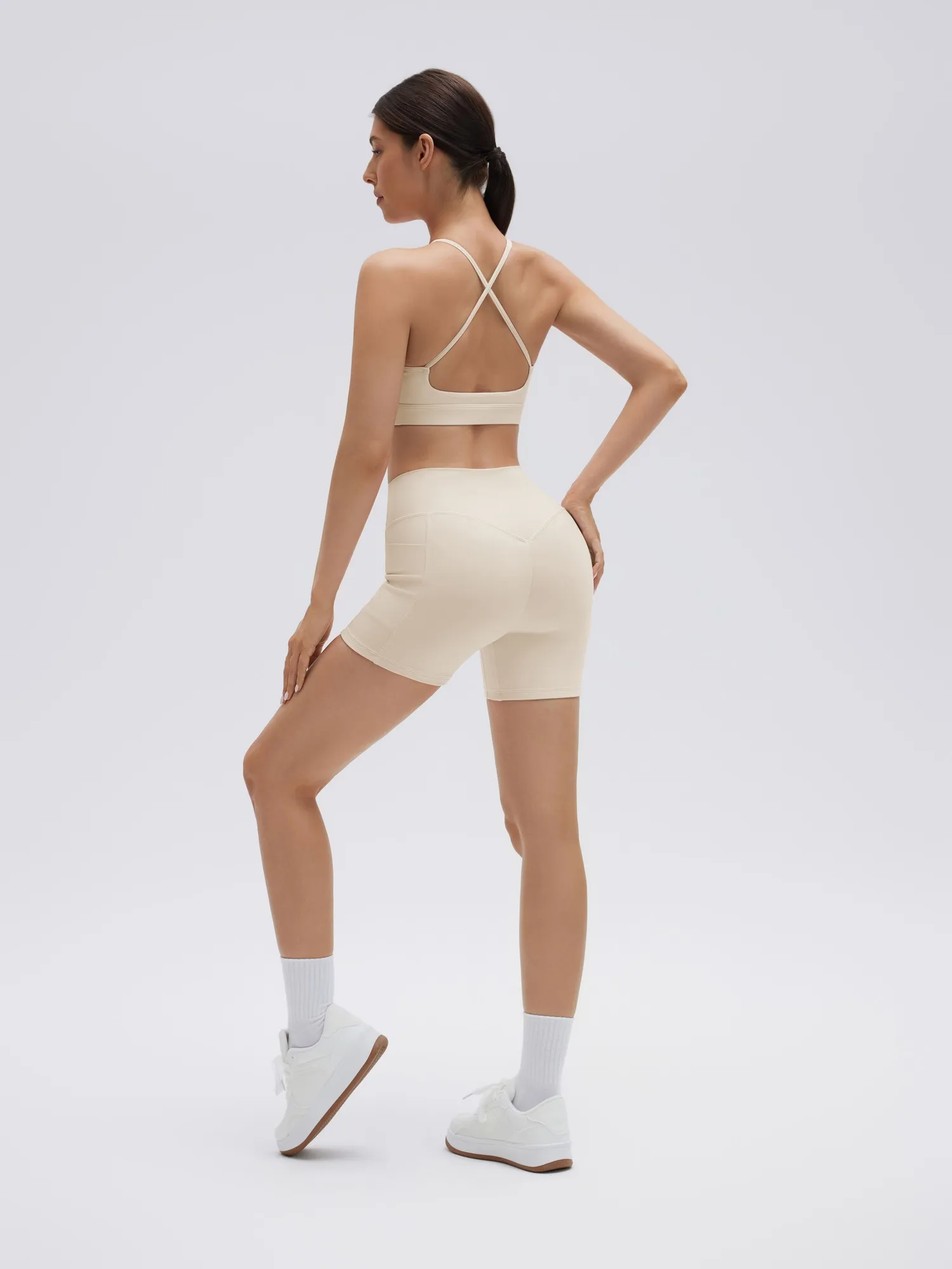 Cross Strap Back Workout Set - Image 6