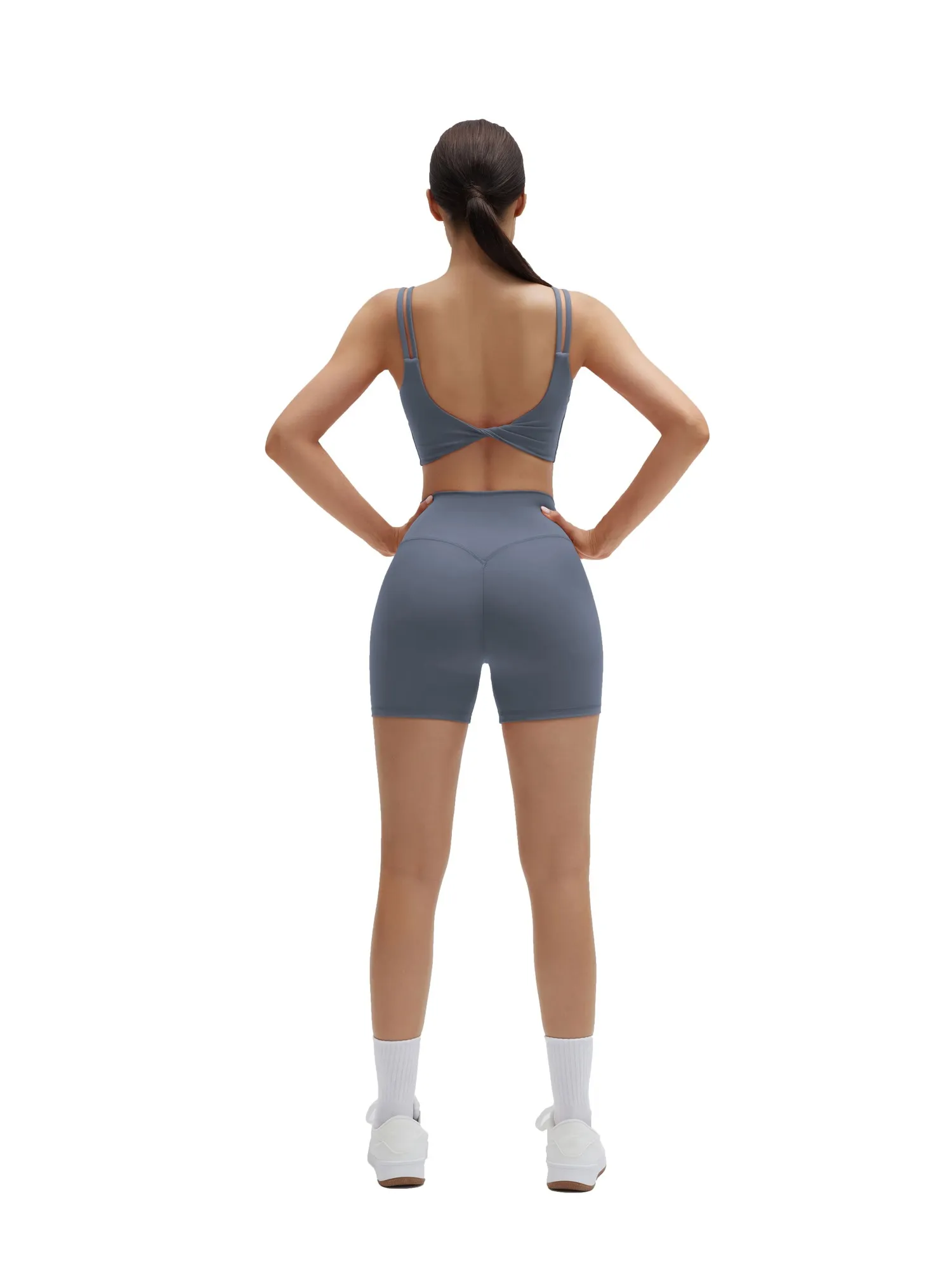 Twist Back Cami Workout Set - Image 18