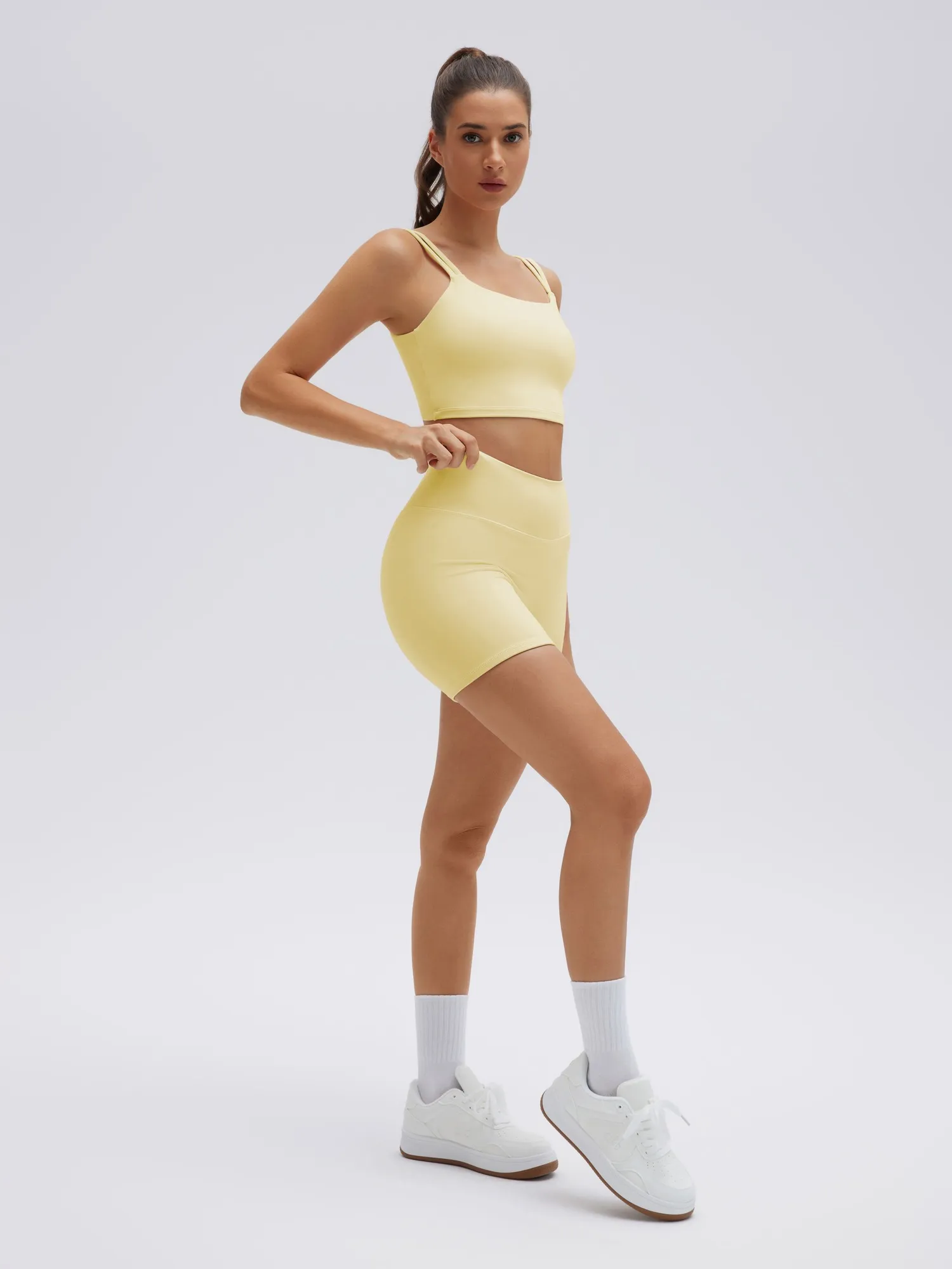 Twist Back Cami Workout Set - Image 30