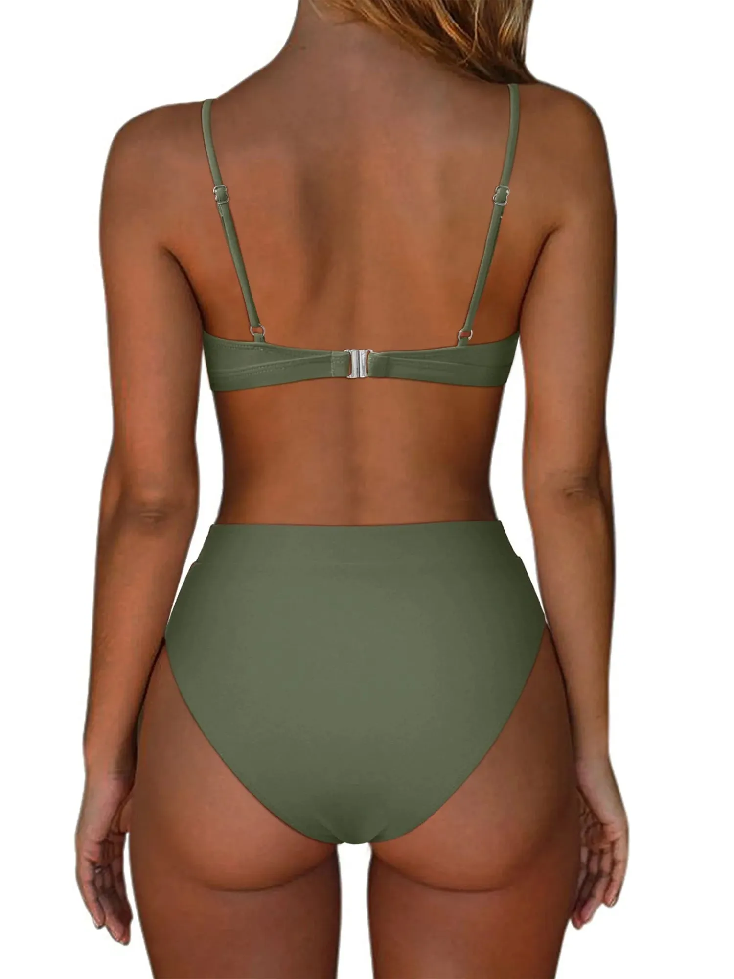 Triangle High Cut Bikini Set - Image 32