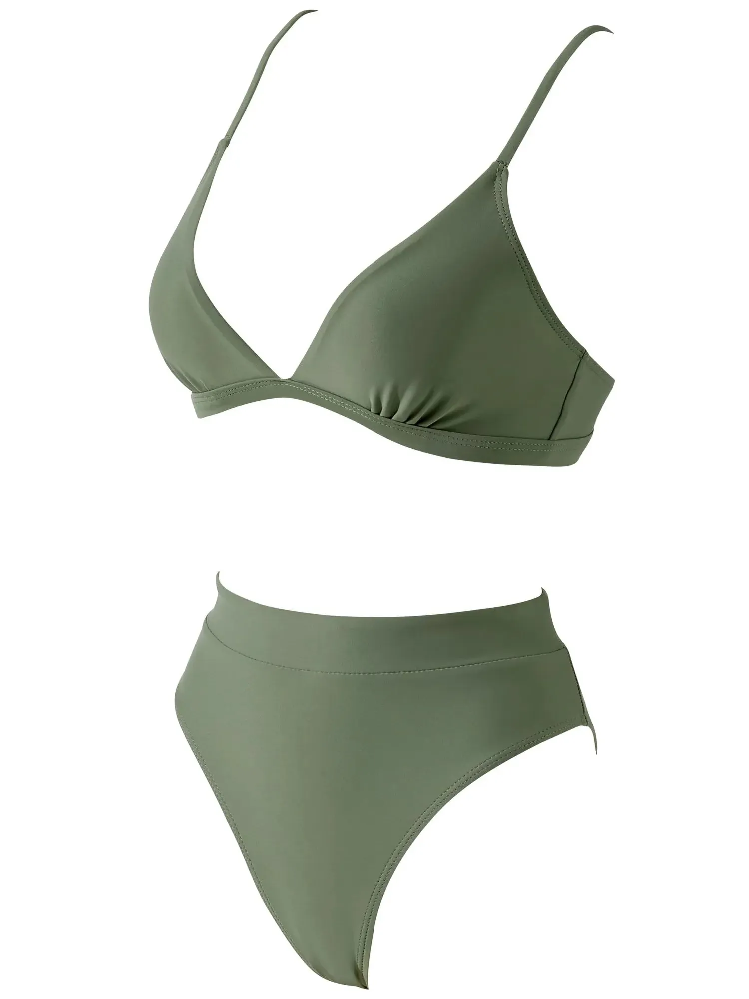 Triangle High Cut Bikini Set - Image 36