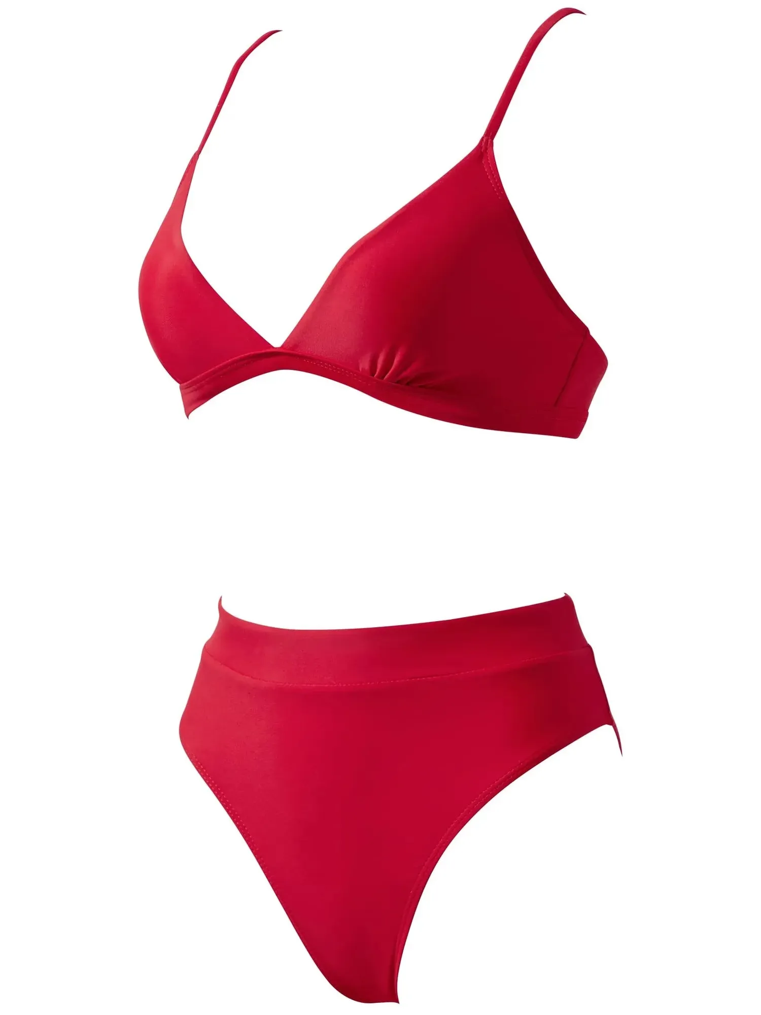 Triangle High Cut Bikini Set - Image 66