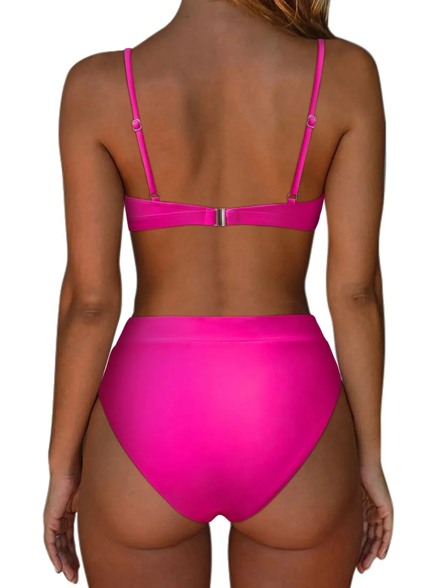 Triangle High Cut Bikini Set - Image 70